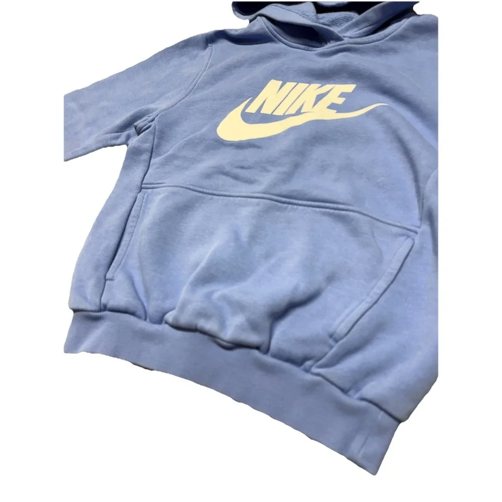 Girls‎ Large Nike Sweatshirt Kangaroo Pocket Hoodie Periwinkle Light Purple